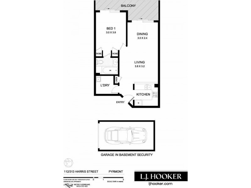 112/313 Harris Street, Pyrmont NSW 2009 Floorplan
