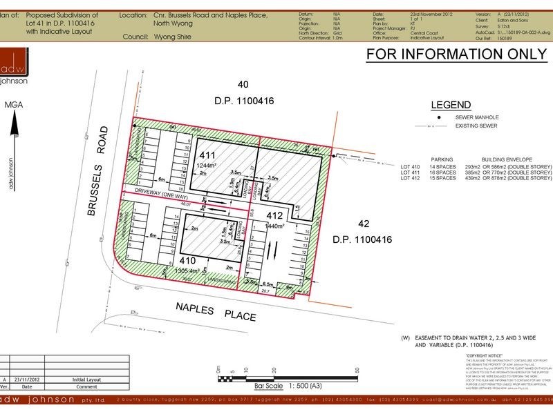 410-411-412/of Lot 41 Cnr Naples & Brussells Road, Wyong NSW 2259