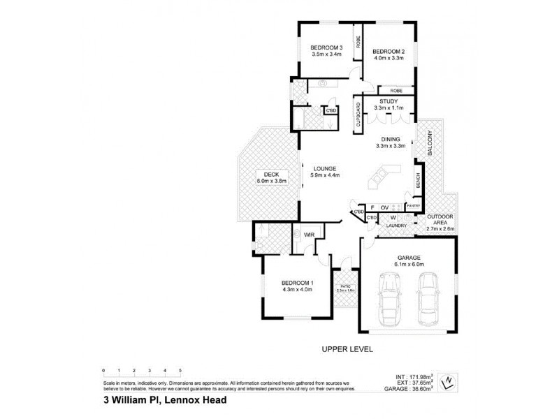 3 William Place, Lennox Head NSW 2478 Floorplan