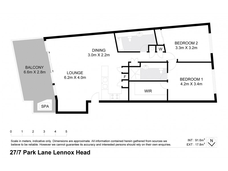 27/7 Park Lane, Lennox Head NSW 2478 Floorplan