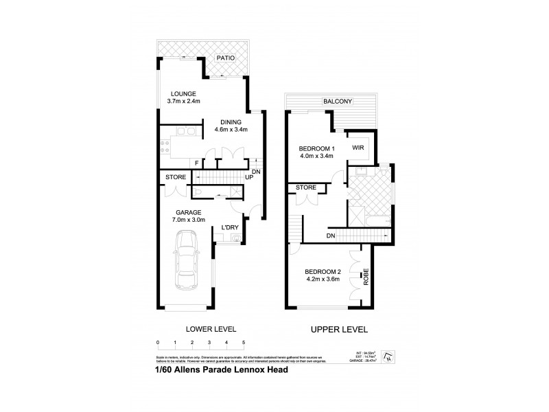 1/60 Allens Parade, Lennox Head NSW 2478 Floorplan