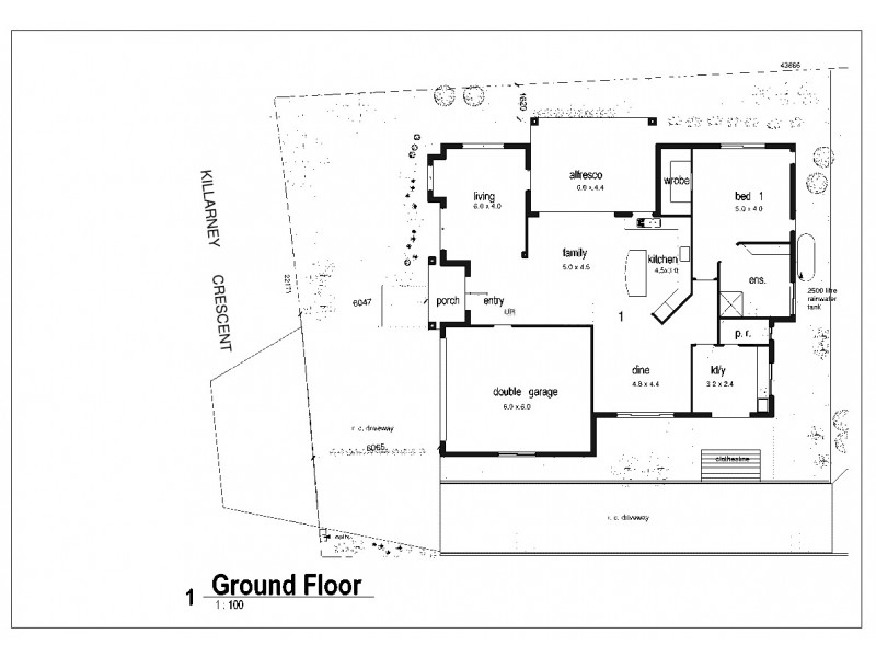 44 Killarney Crescent, Skennars Head NSW 2478 Floorplan