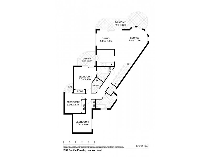 2/32 Pacific Parade, Lennox Head NSW 2478 Floorplan