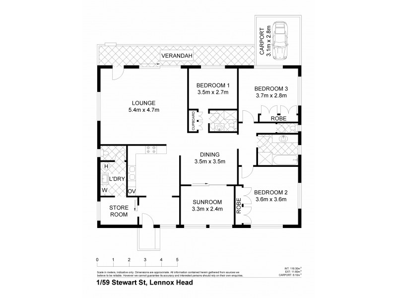 1/59 Stewart Street, Lennox Head NSW 2478 Floorplan