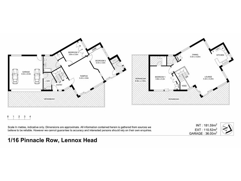 1/16 Pinnacle Row, Lennox Head NSW 2478 Floorplan