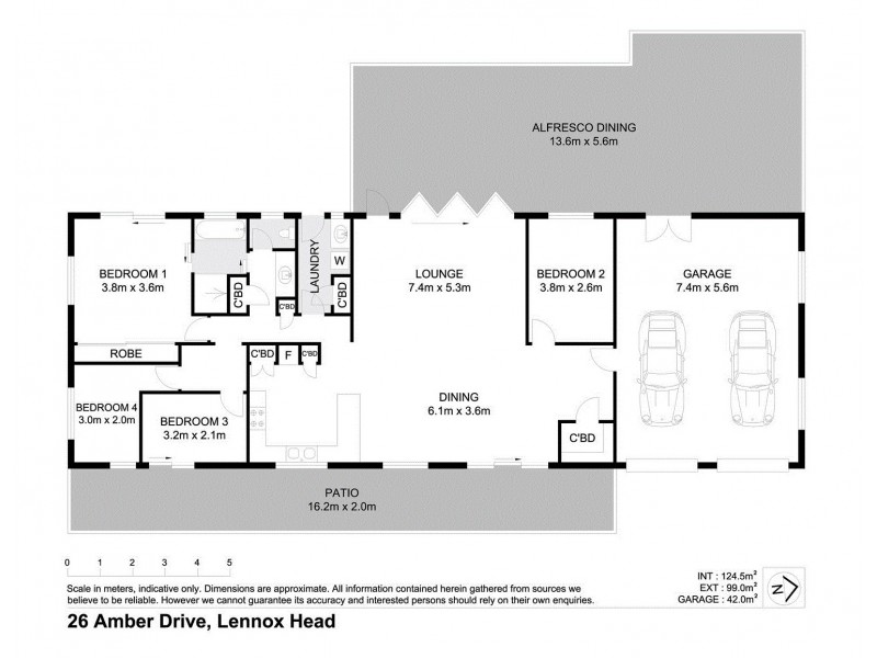 26 Amber Drive, Lennox Head NSW 2478 Floorplan