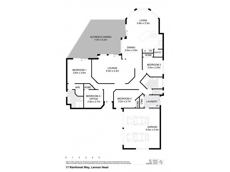 11 Rainforest Way, Lennox Head NSW 2478 Floorplan