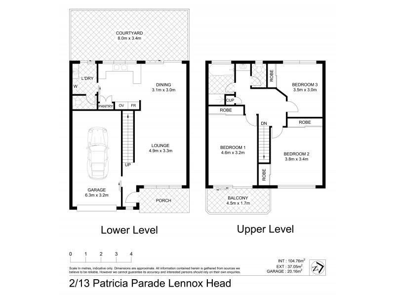 2/13 Patricia Parade, Lennox Head NSW 2478 Floorplan