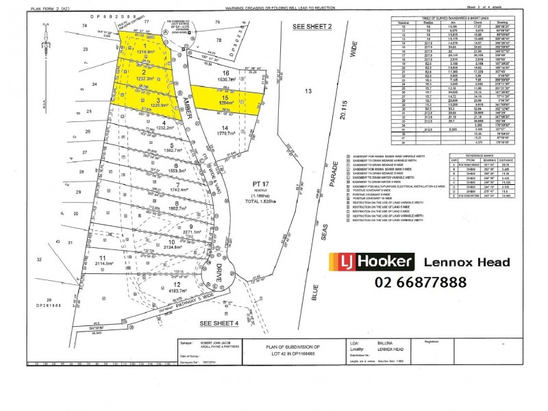 Lots 1, 2, Amber Drive, Lennox Head NSW 2478