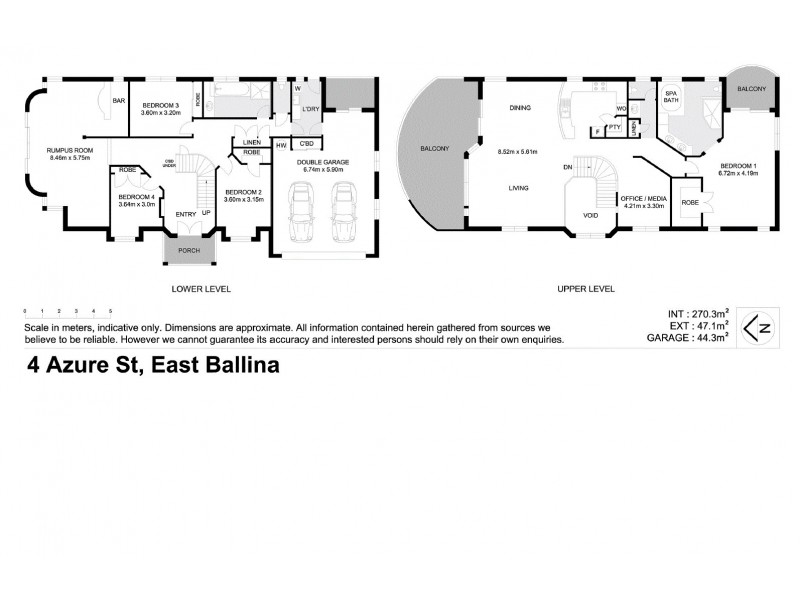 4 Azure Street, East Ballina NSW 2478 Floorplan