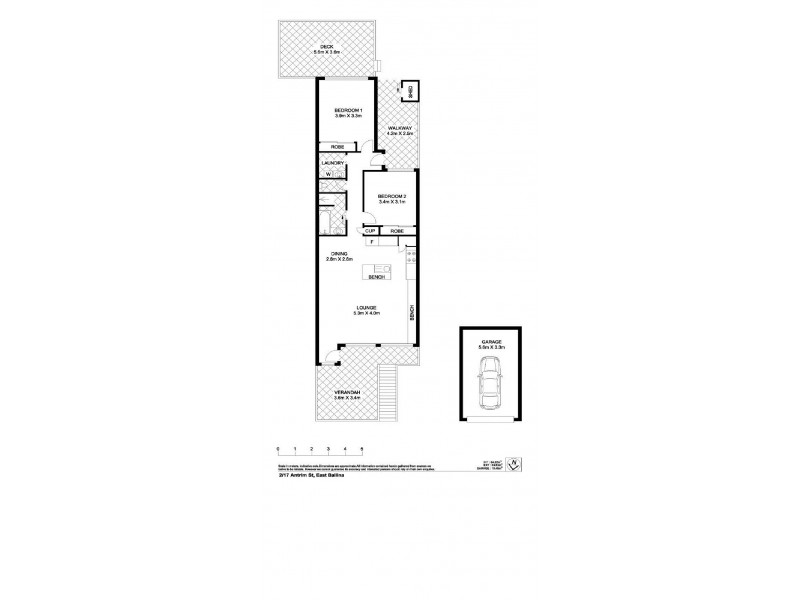 2/17 Antrim Street, East Ballina NSW 2478 Floorplan