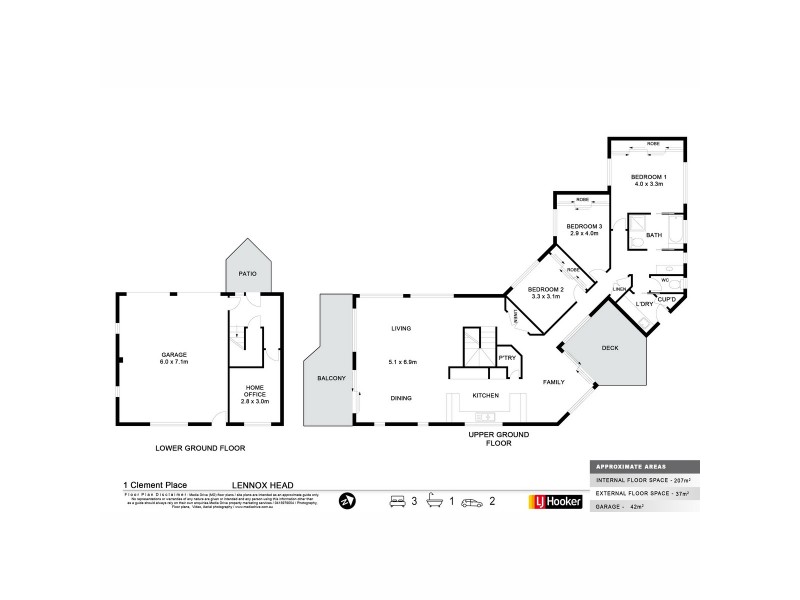 1 Clement Place, Lennox Head NSW 2478 Floorplan