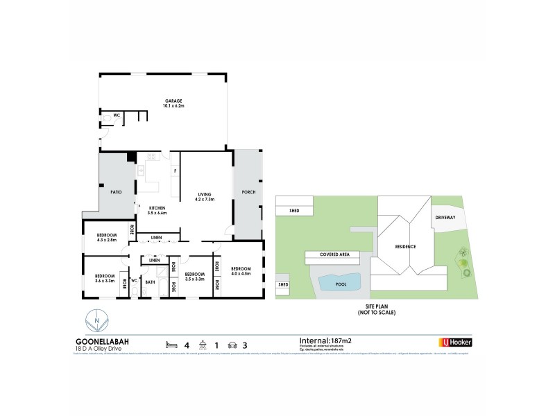 18 D A Olley Drive, Goonellabah NSW 2480 Floorplan