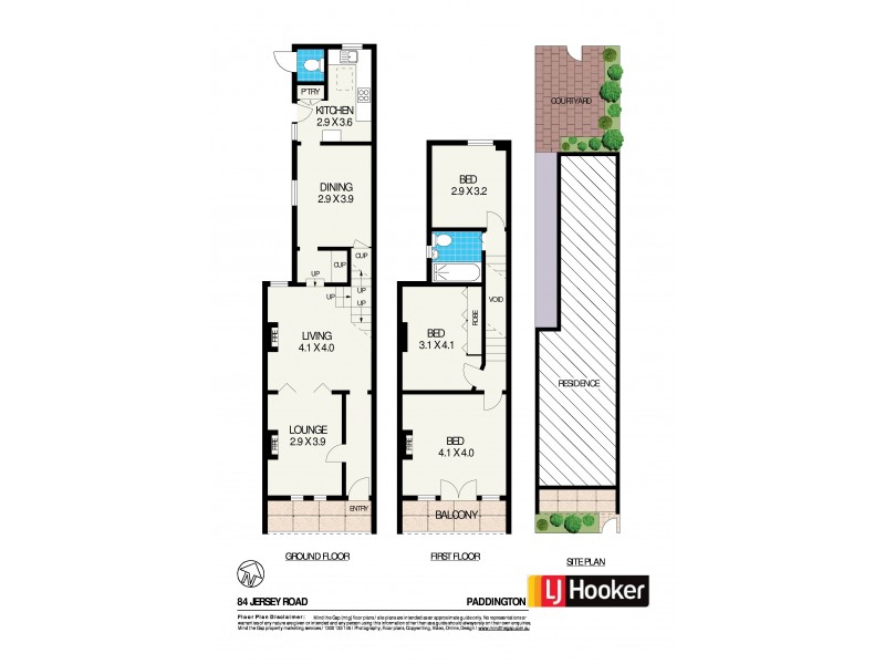 84 Jersey Road, Paddington NSW 2021 Floorplan