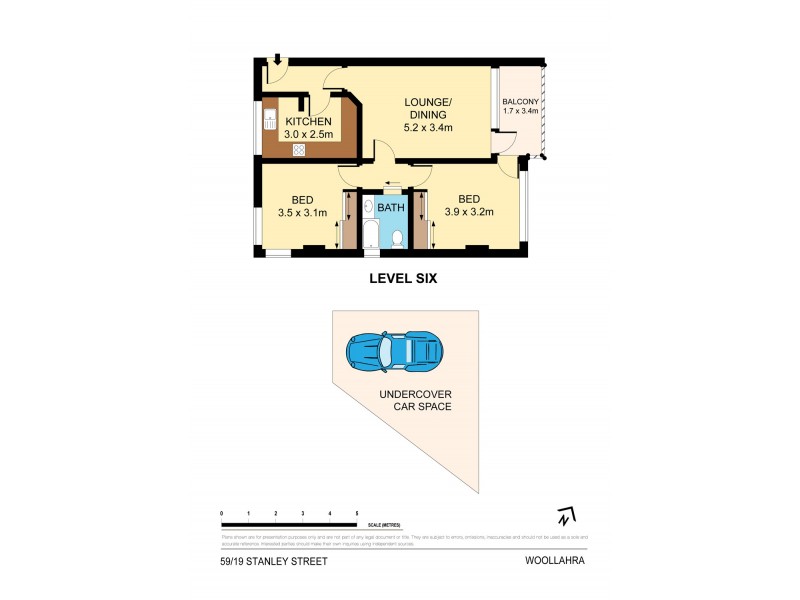 59/19 Stanley Street, Woollahra NSW 2025 Floorplan