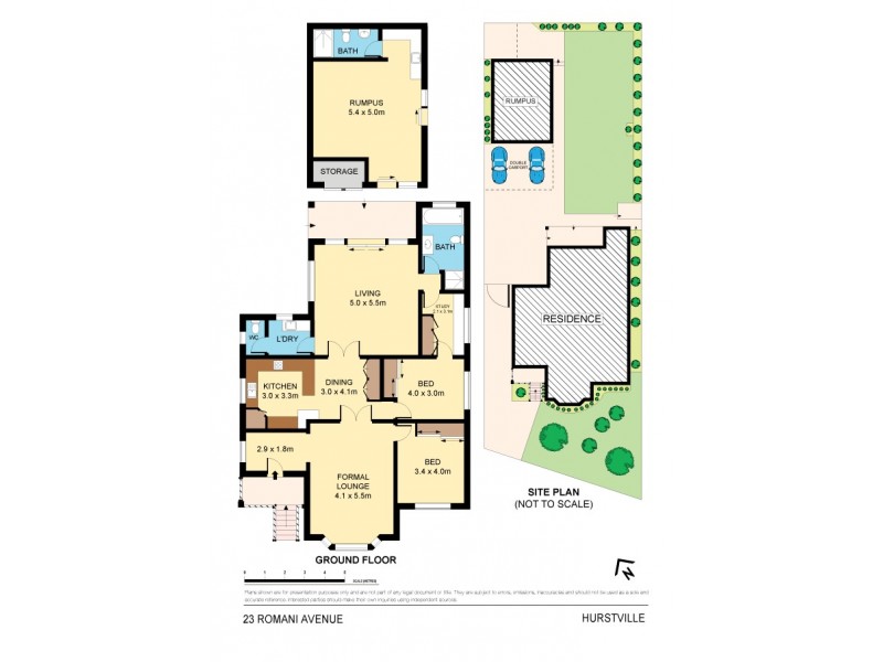 23 Romani Ave, Hurstville NSW 2220 Floorplan