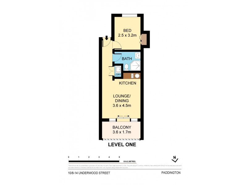 10/8 Underwood Street, Paddington NSW 2021 Floorplan
