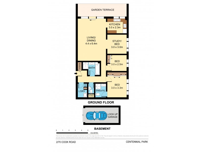 2/70 Cook Road, Centennial Park NSW 2021 Floorplan