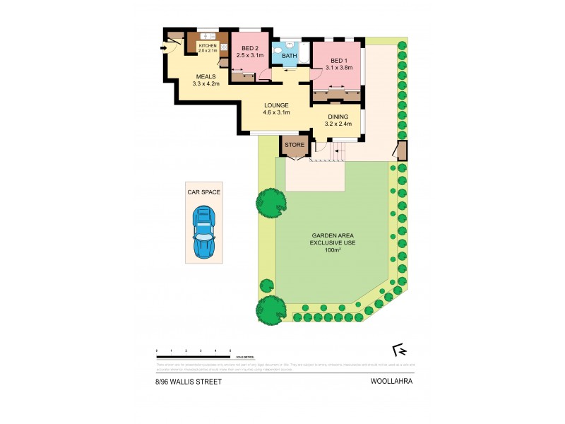 8/96 Wallis Street, Woollahra NSW 2025 Floorplan