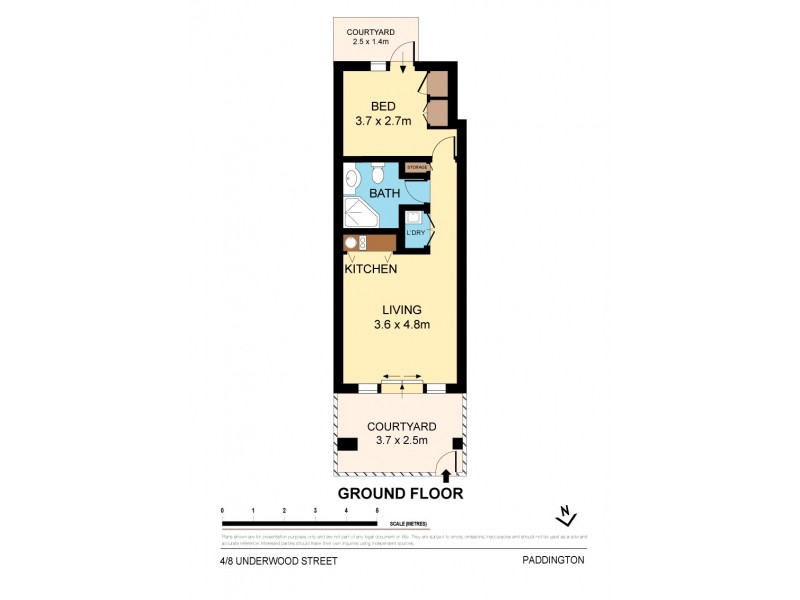 4/8 Underwood Street, Paddington NSW 2021 Floorplan