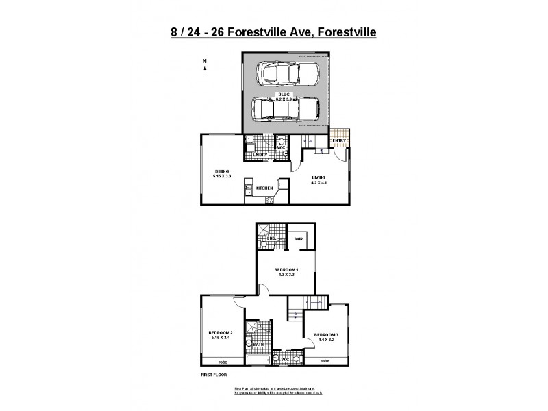 8/24 Forestville Avenue, Forestville NSW 2087 Floorplan