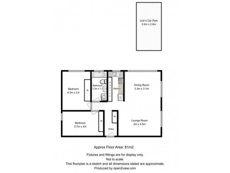4/320A Davey Street, South Hobart TAS 7004 Floorplan