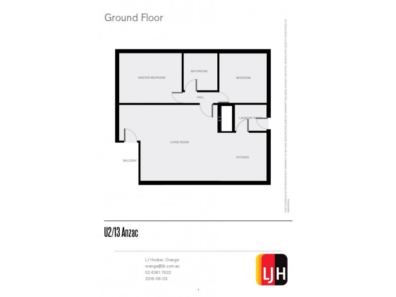 2/13 Anzac Place, Orange NSW 2800 Floorplan