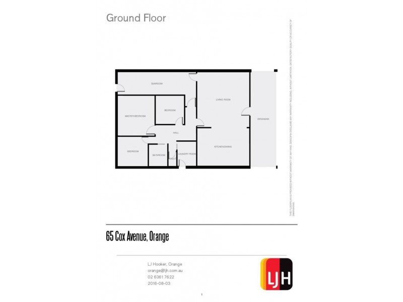 65 Cox Avenue, Orange NSW 2800 Floorplan