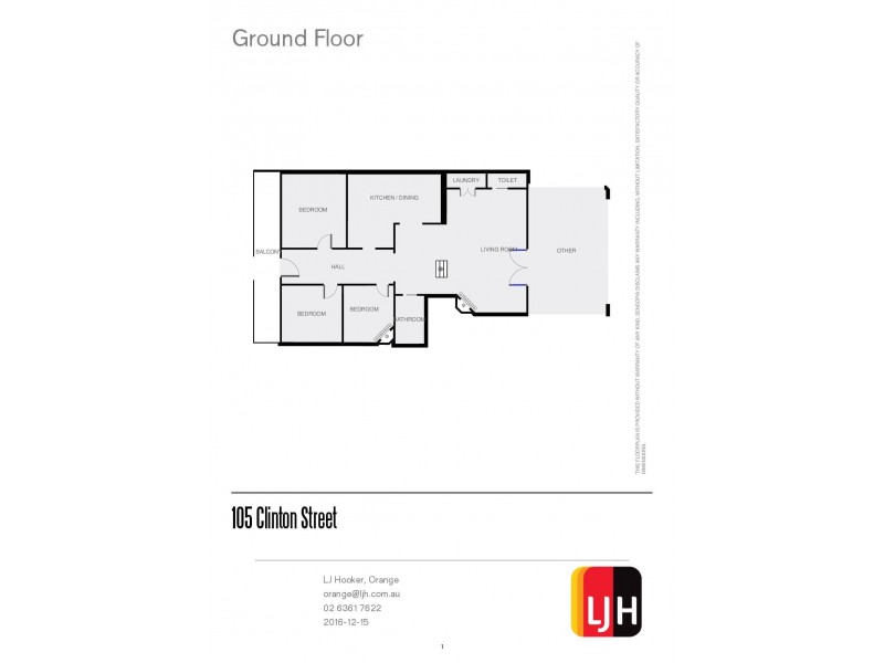 105 Clinton Street, Orange NSW 2800 Floorplan