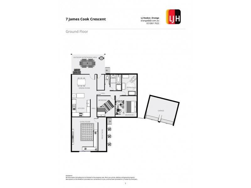 7 James Cook Crescent, Orange NSW 2800 Floorplan