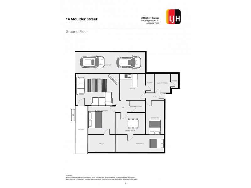 14 Moulder Street, Orange NSW 2800 Floorplan