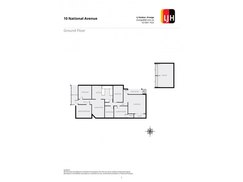 10 National Avenue, Orange NSW 2800 Floorplan