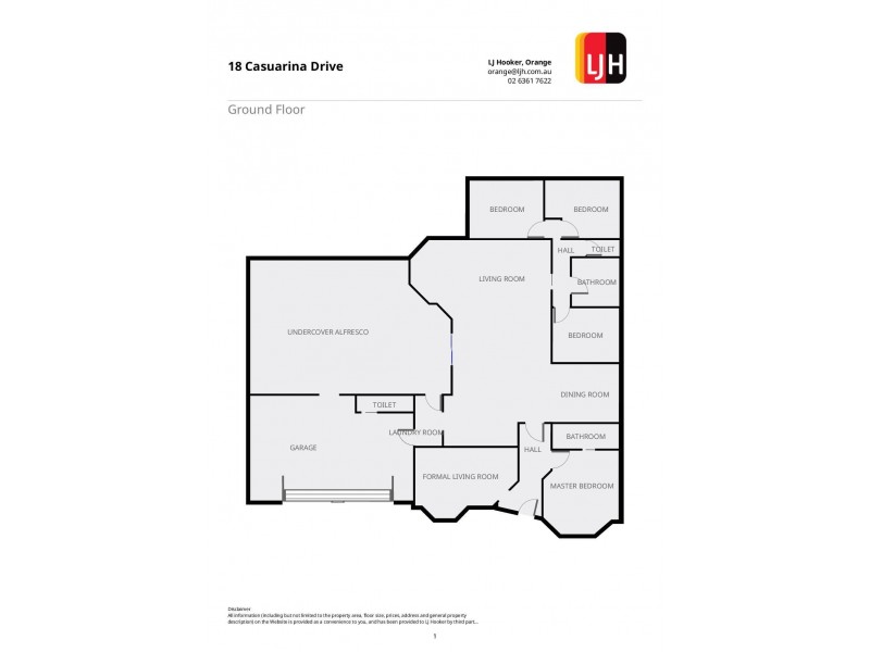 18 Casuarina Drive, Orange NSW 2800 Floorplan