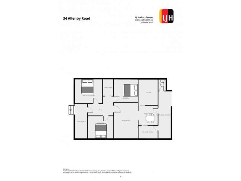 34 Allenby Road, Orange NSW 2800 Floorplan