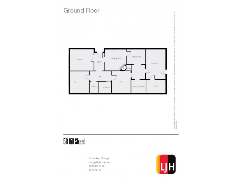 58 Hill Street, Orange NSW 2800 Floorplan