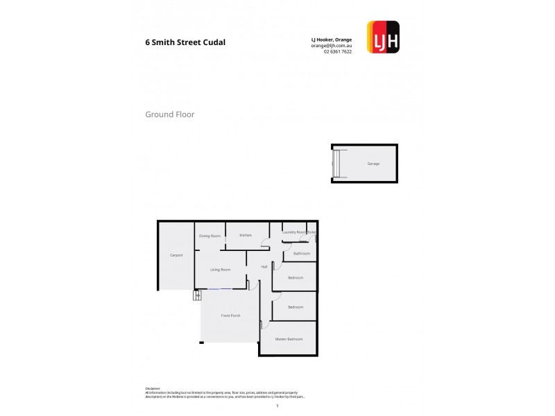 6 Boree Street, Cudal NSW 2864 Floorplan
