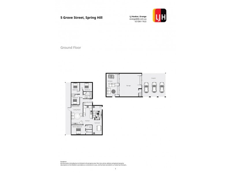 5 Grove Street, Spring Hill NSW 2800 Floorplan
