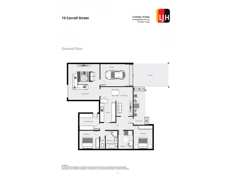 13 Carroll Street, Orange NSW 2800 Floorplan