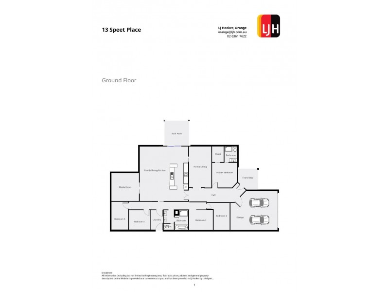 13 Speet Place, Orange NSW 2800 Floorplan