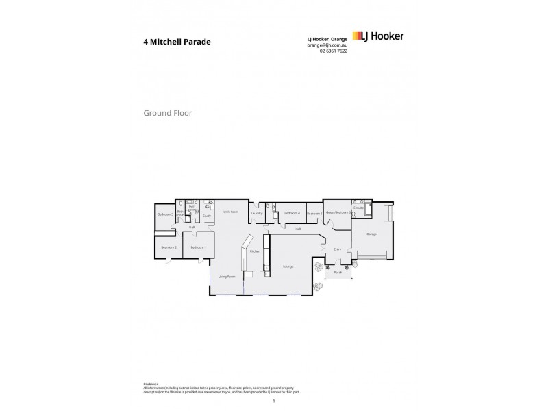 4 Mitchell Parade, Orange NSW 2800 Floorplan