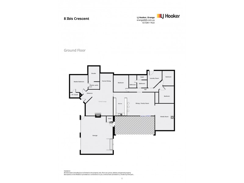 8 Ibis Crescent, Orange NSW 2800 Floorplan