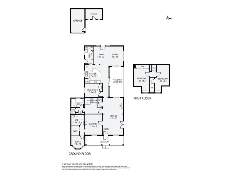 3 Clinton Street, Orange NSW 2800 Floorplan