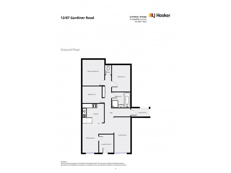 12/87 Gardiner Road, Orange NSW 2800 Floorplan