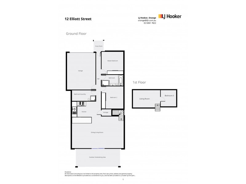 12 Elliott Street, Millthorpe NSW 2798 Floorplan