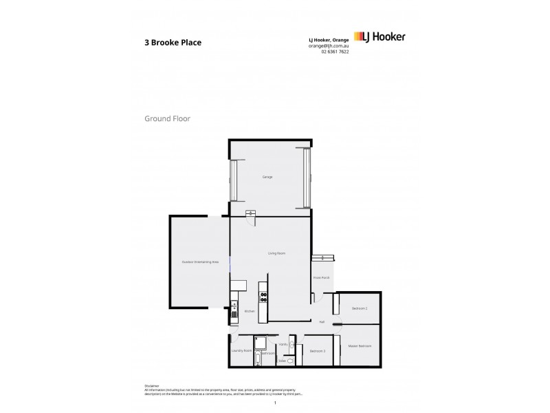 3 Brooke Place, Orange NSW 2800 Floorplan
