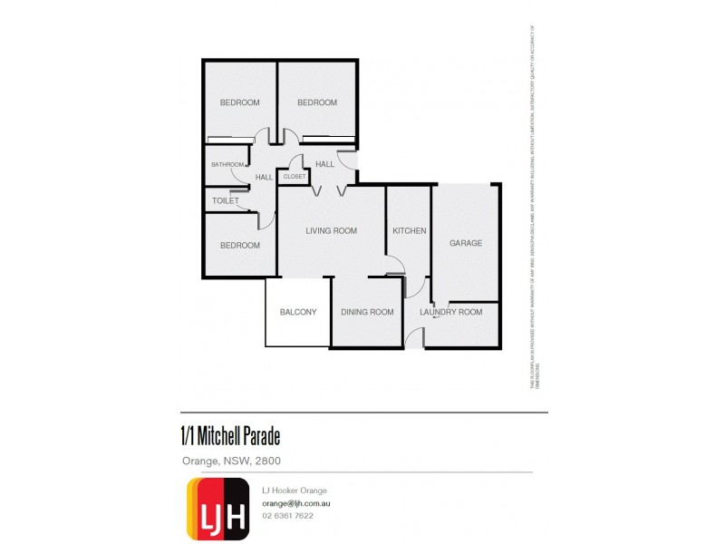 1/1 Mitchell Parade, Orange NSW 2800 Floorplan