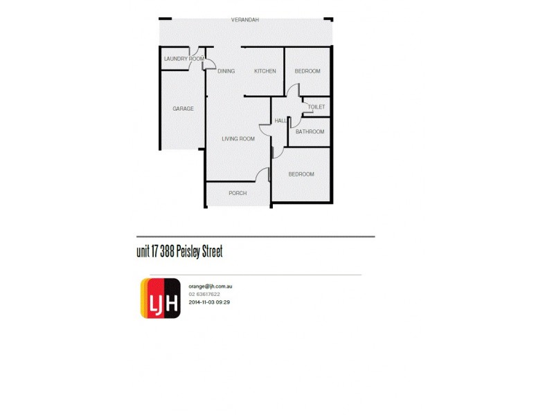 17/386-388 Peisley Street, Orange NSW 2800 Floorplan