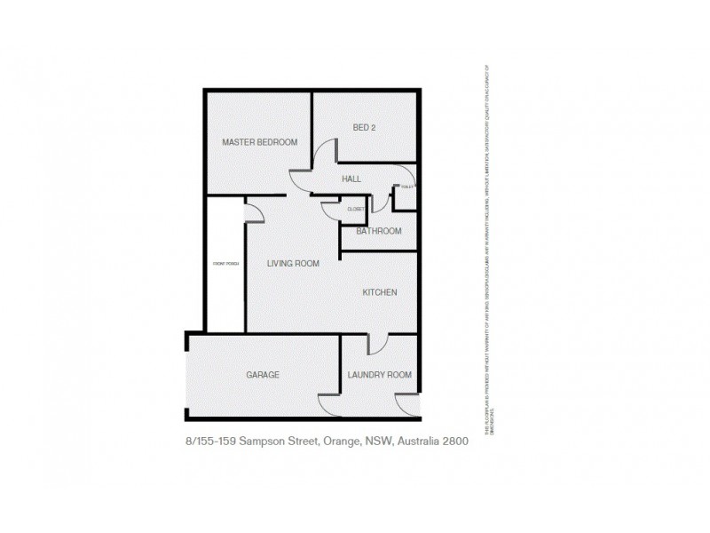 Unit 8 155 Sampson Street, Orange NSW 2800 Floorplan