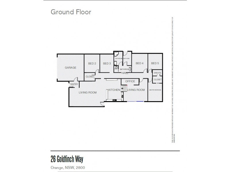 26 Goldfinch Way, Orange NSW 2800 Floorplan