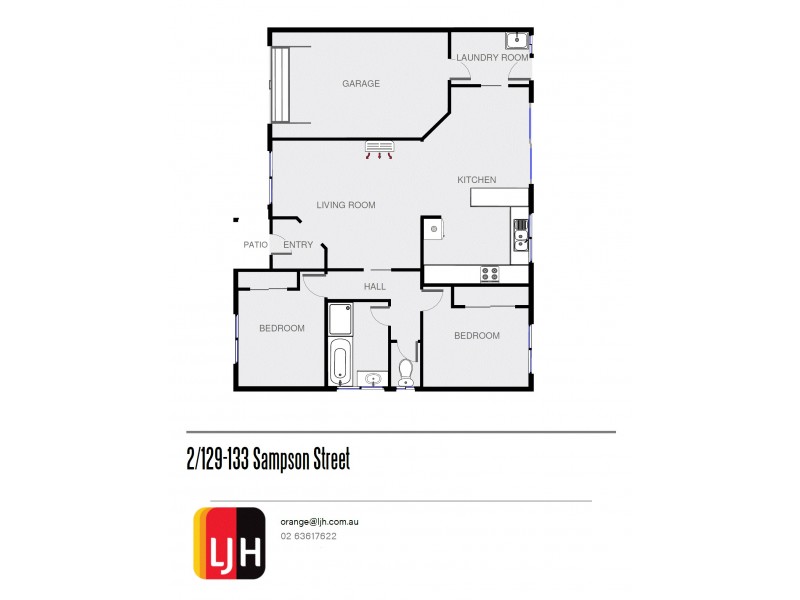 2/129-133 Sampson Street, Orange NSW 2800 Floorplan
